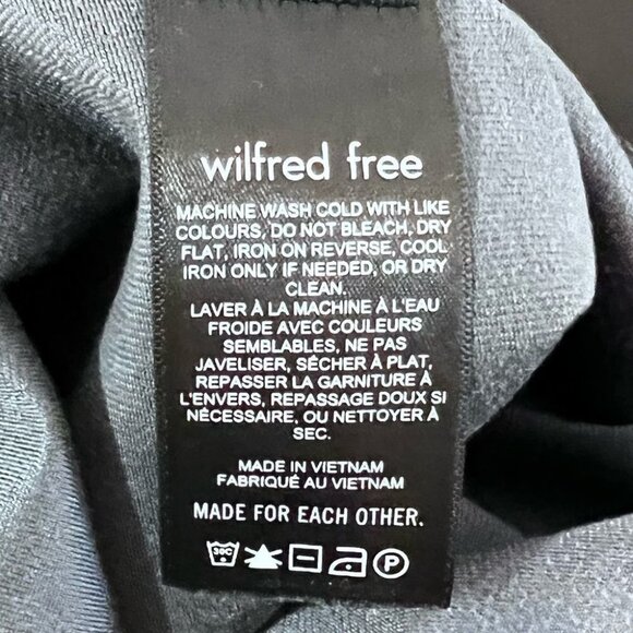 Aritzia Wilfred Free Daria Vegan Faux Leather Leggings Size XS Neutral - Picture 8 of 9